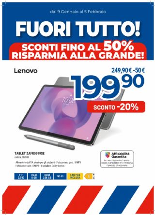 TABLET LENOVO ZAFR0399SE